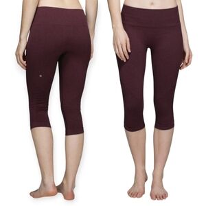 Lululemon In The Flow Crop II - Heathered Purple Size 8